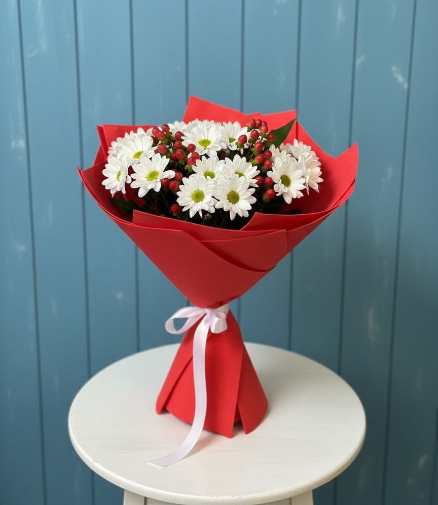 Букет цветов из: Хризантемы в Нахабино