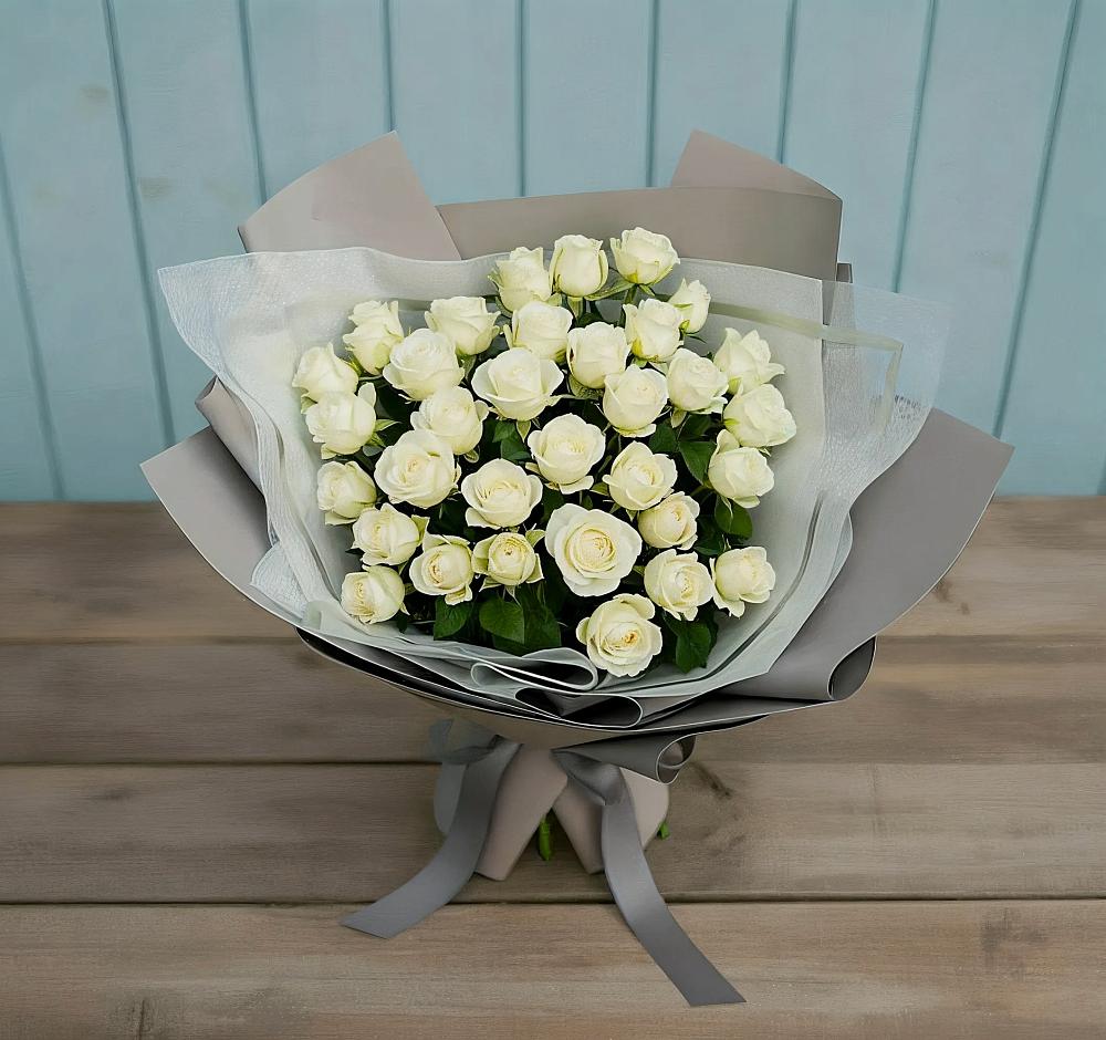 Букет Белоснежная нежность в Нахабино