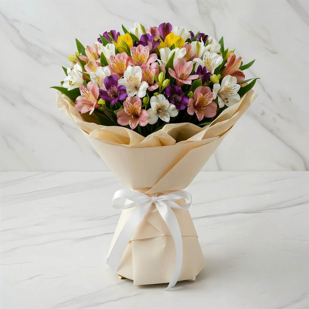 Букет цветов из: Альстромерии в Нахабино