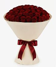 Букет 101 Бордовая роза Блэк Бакарра в Нахабино