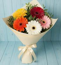 Букет цветов из:  Герберы #REPLACE_PRED# Нахабино