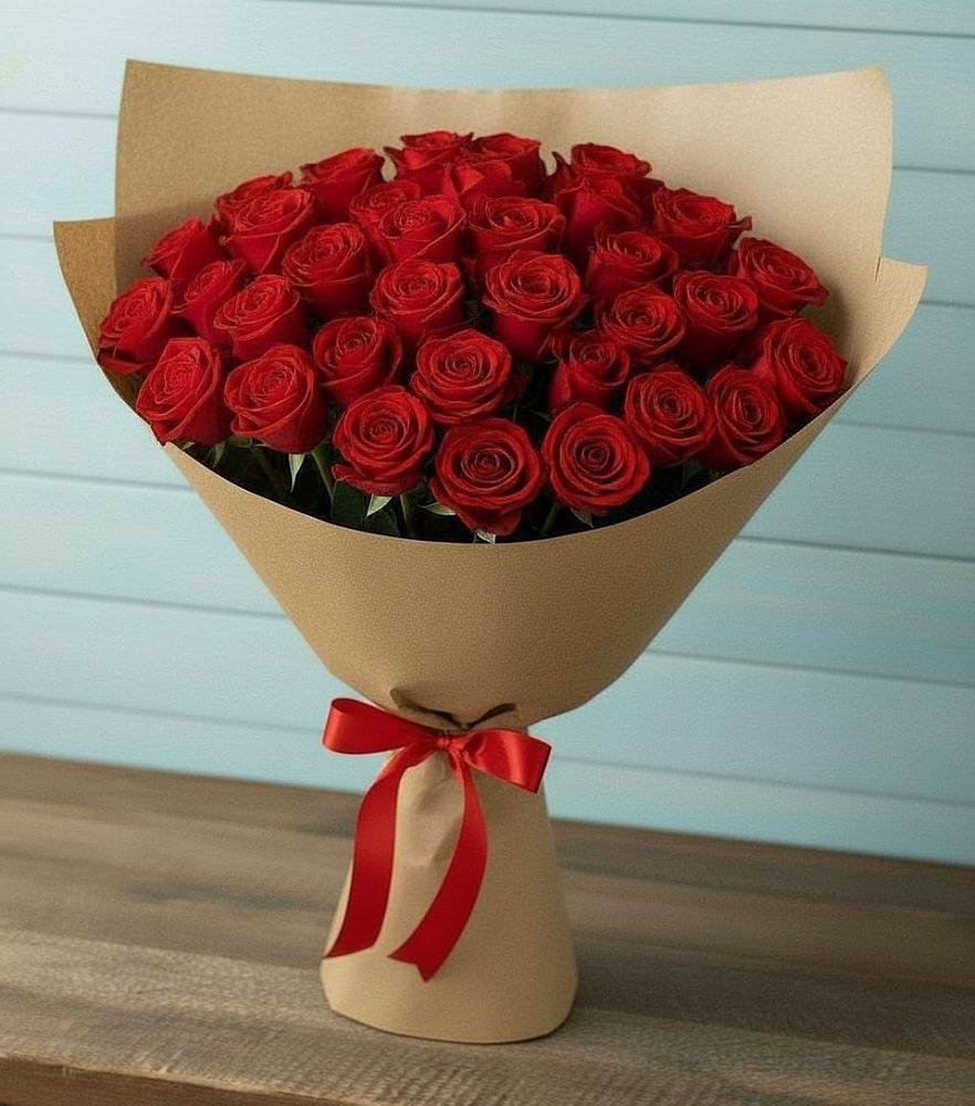 Букет Красные розы Милано в Нахабино