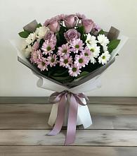 Букет цветов из:  Хризантемы и Розы #REPLACE_PRED# Нахабино