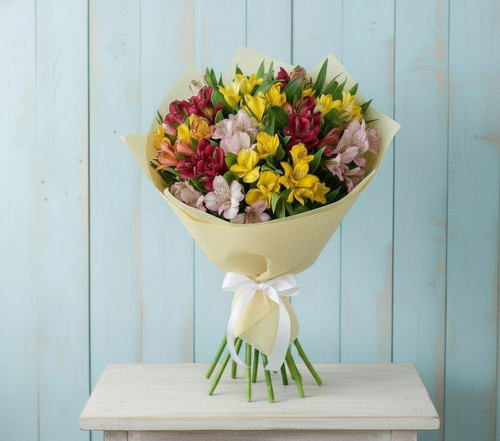 Букет цветов из: Альстромерии в Нахабино