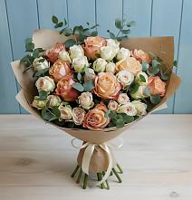Букет цветов из:  Альстромерии и Розы в Нахабино